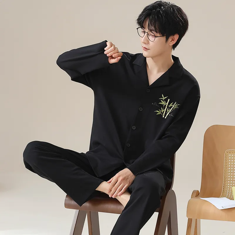 Qiao Ni Tong Pajama Set Men's Image Color-2