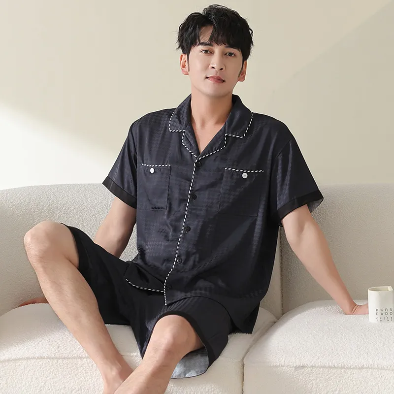 Qiao Ni Tong Pajama Set Men's Image Color-1