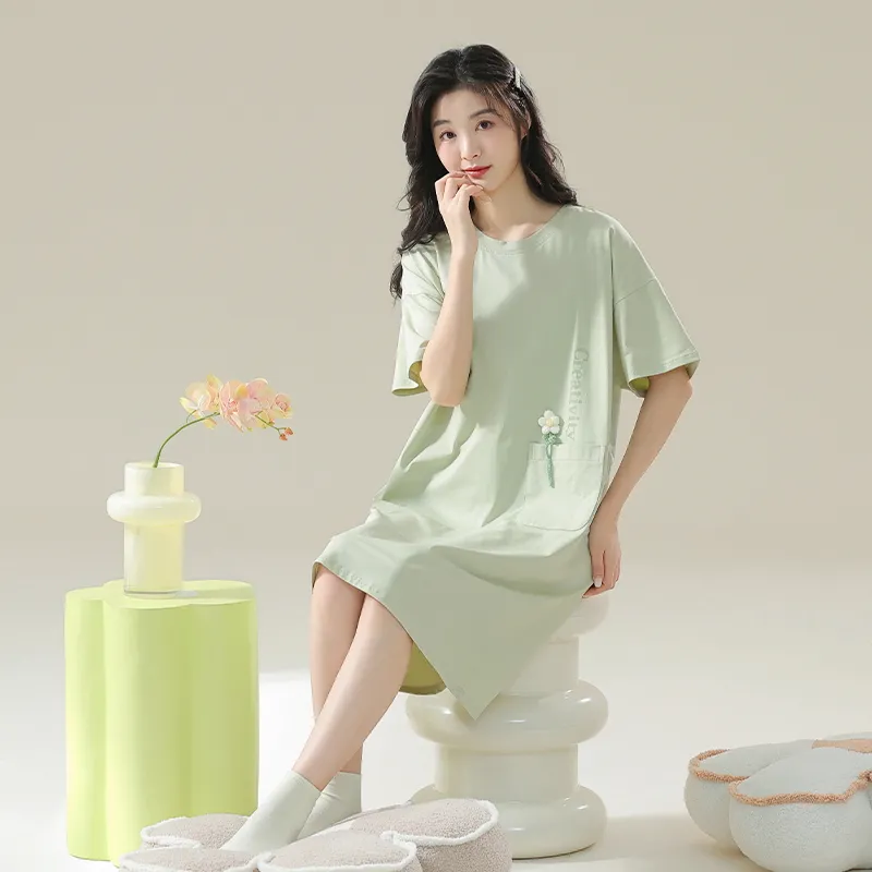 Qiao Ni Tong Women's Nightgowns-2