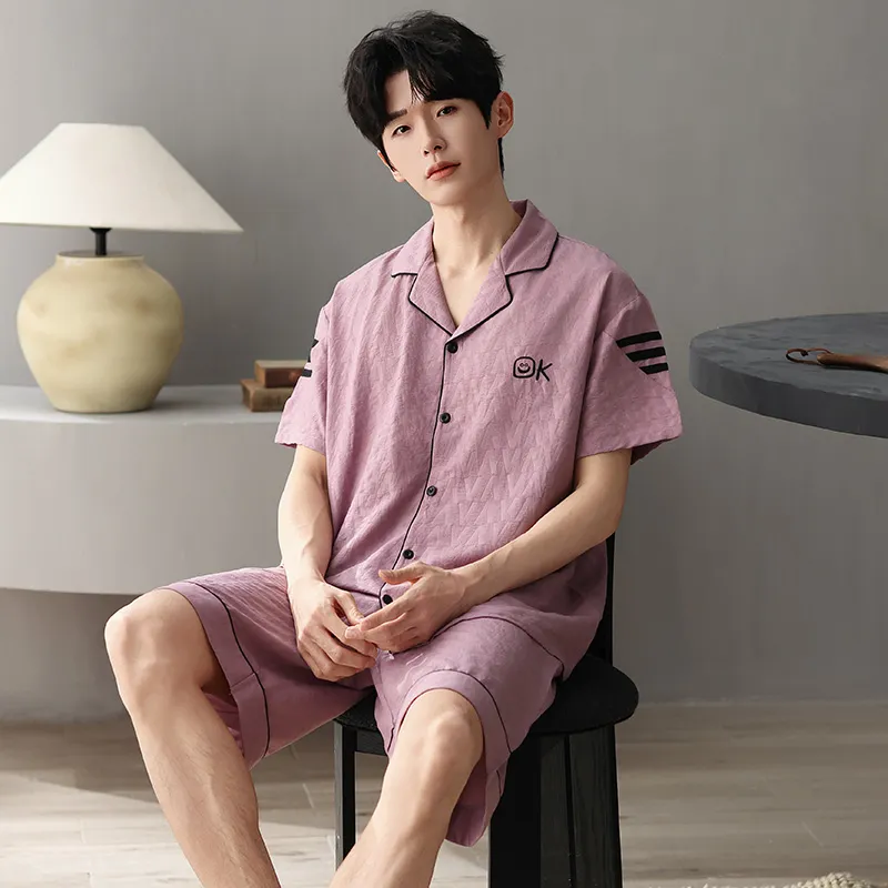 Qiao Ni Tong Pajama Set Men's Image Color-4