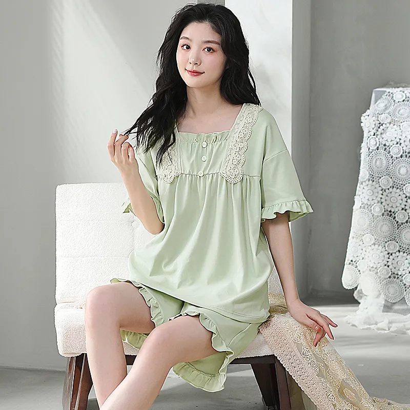 Qiao Ni Tong Pajama Set Women's Image Color-1