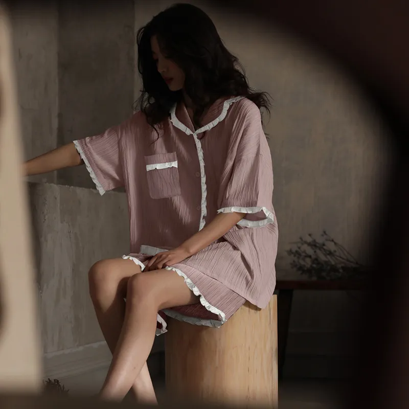 Qiao Ni Tong Pajama Set Women's Image Color-1