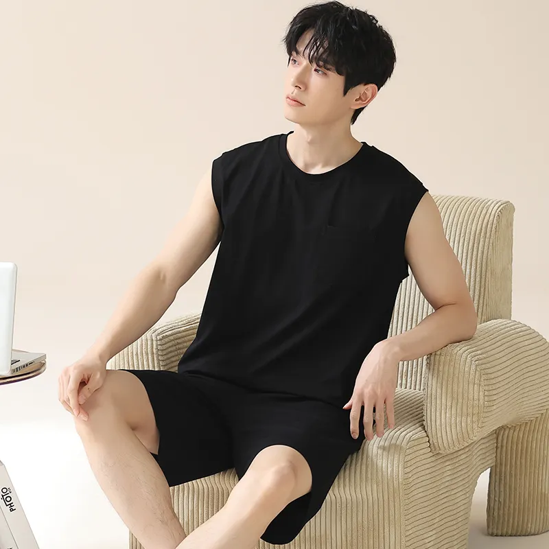 Qiao Ni Tong Pajama Set Men's Image Color-4