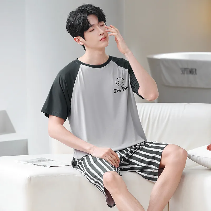 Qiao Ni Tong Pajama Set Men's Image Color-5