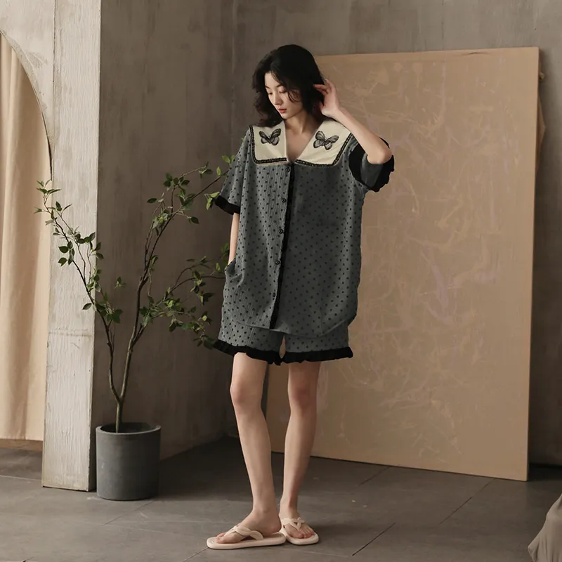 Qiao Ni Tong Pajama Set Women's Image Color-1