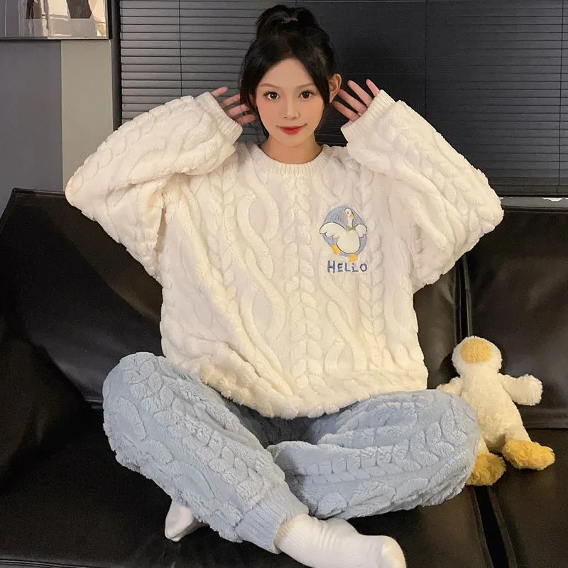 Qiao Ni Tong Pajama Set Women's Image Color-1