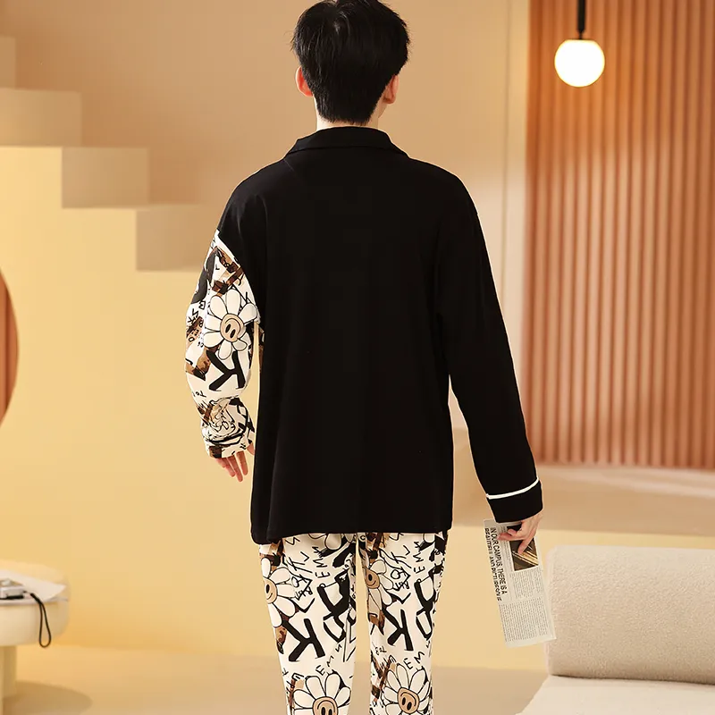 Qiao Ni Tong Pajama Set Men's Image Color-3