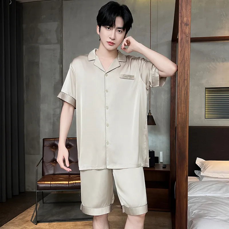 Qiao Ni Tong Pajama Set Men's Image Color-4