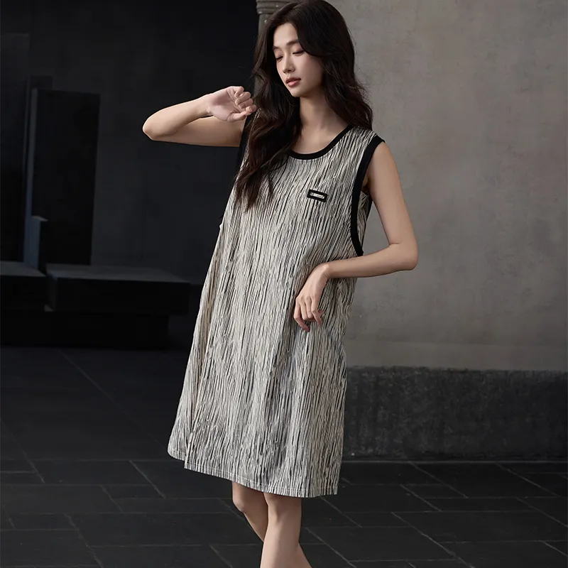 Qiao Ni Tong Nightgown Women's Image Color-5