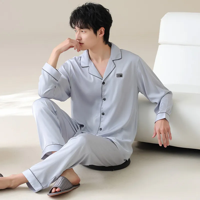 Qiao Ni Tong Pajama Set Men's Image Color-4