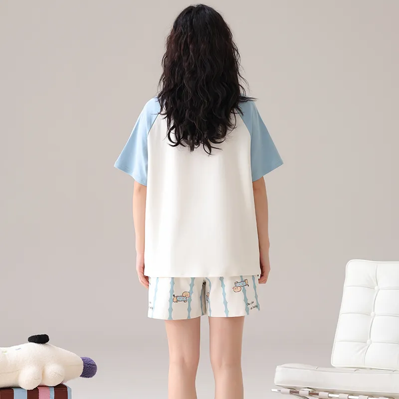 Qiao Ni Tong Pajama Set Women's Image Color-6