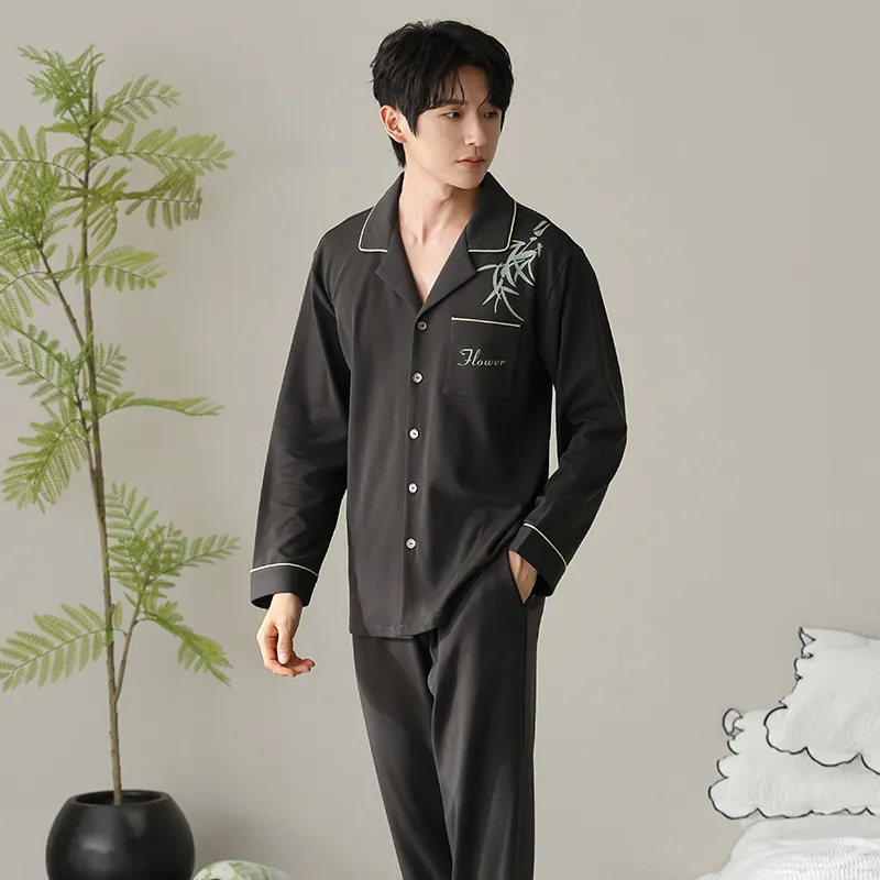 Qiao Ni Tong Pajama Set Men's Image Color-1