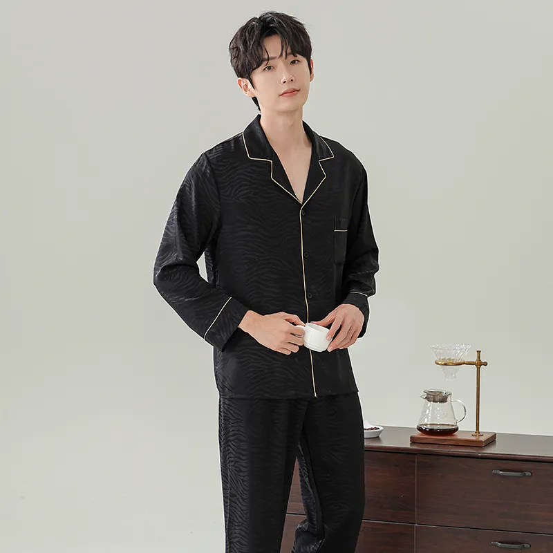 Qiao Ni Tong Pajama Set Men's Image Color-5