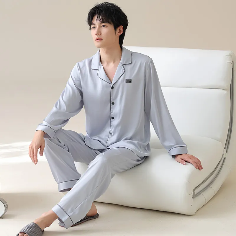 Qiao Ni Tong Pajama Set Men's Image Color-2
