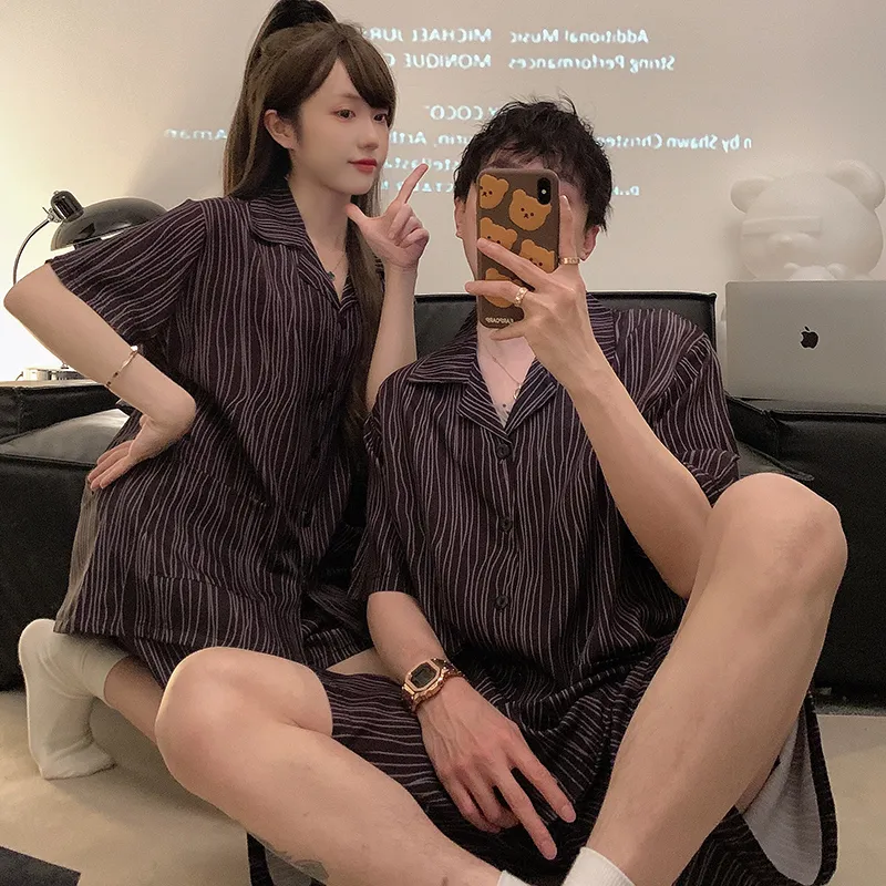 Qiao Ni Tong Pajama Set Men's Image Color-1