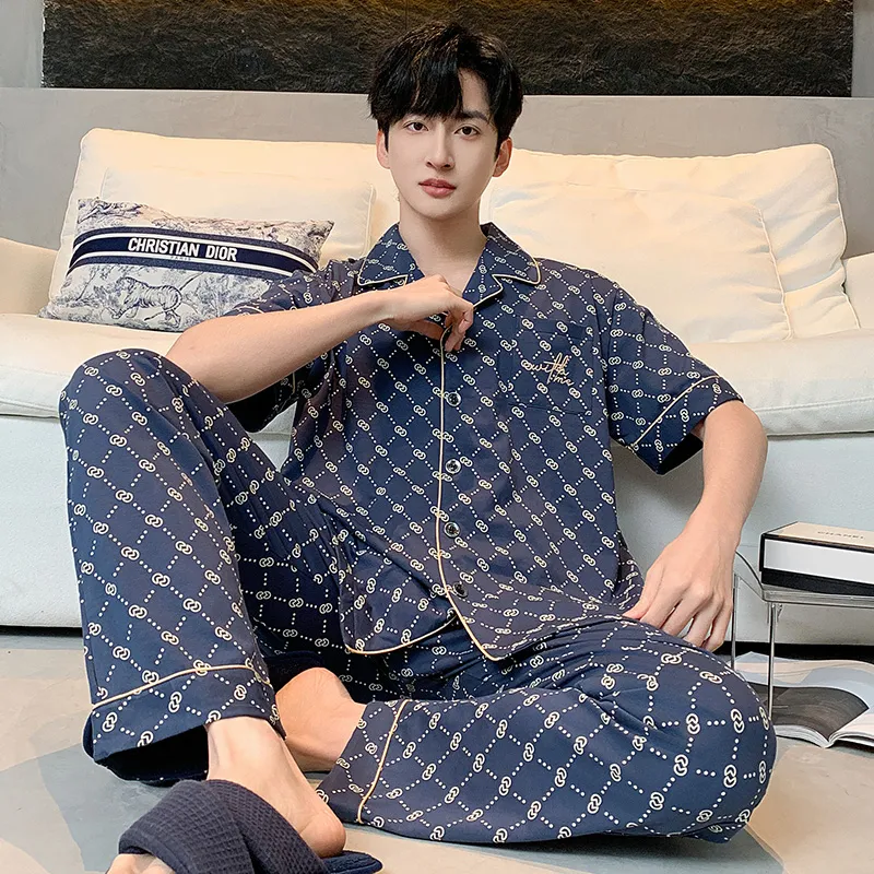 Qiao Ni Tong Pajama Set Men's Image Color-3