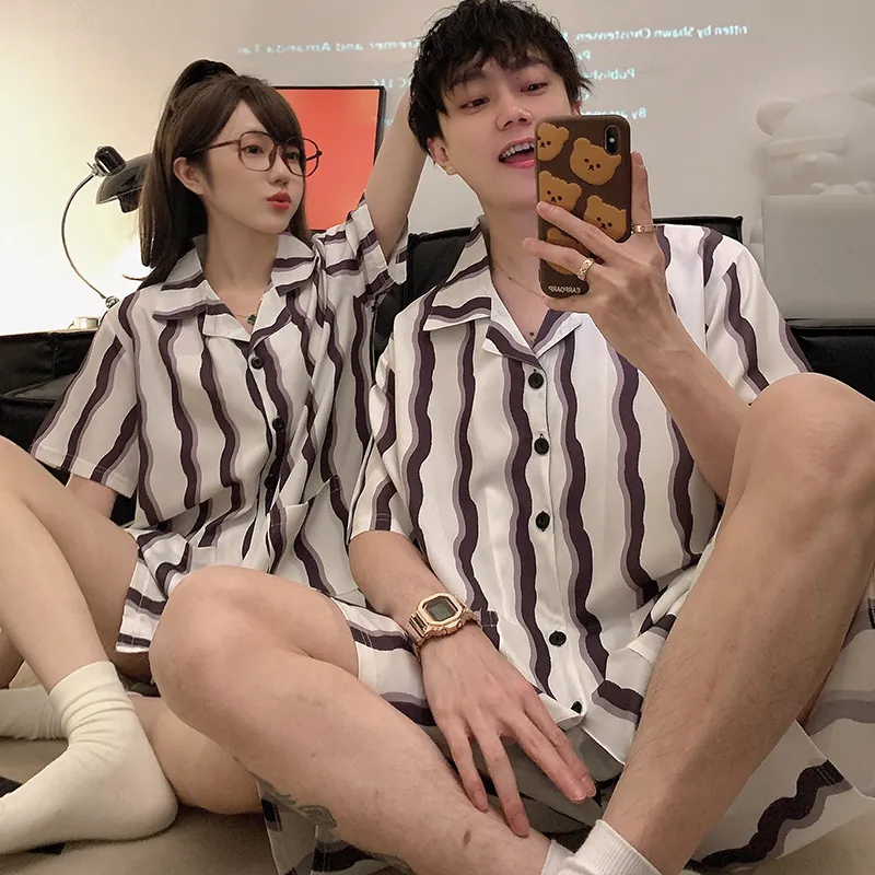 Qiao Ni Tong Pajama Set Men's Image Color-4