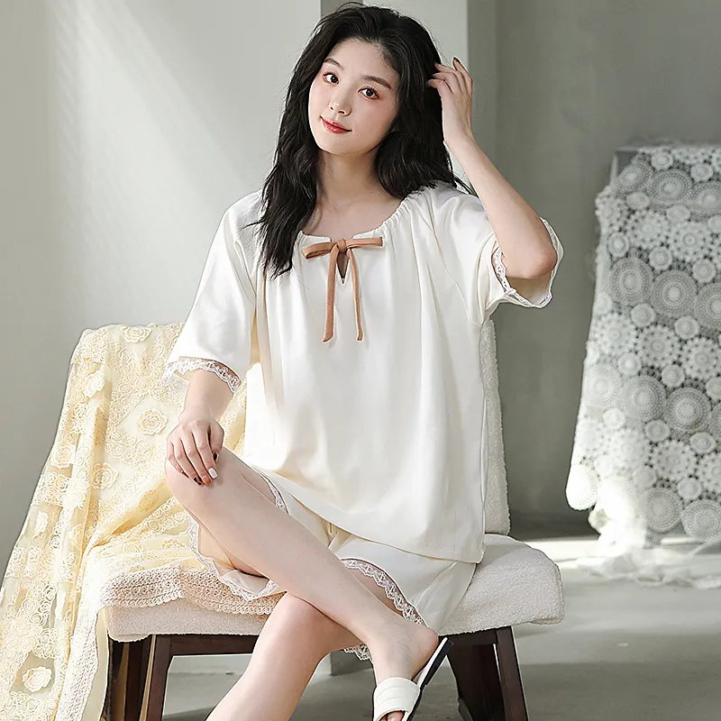 Qiao Ni Tong Pajama Set Women's Image Color-2