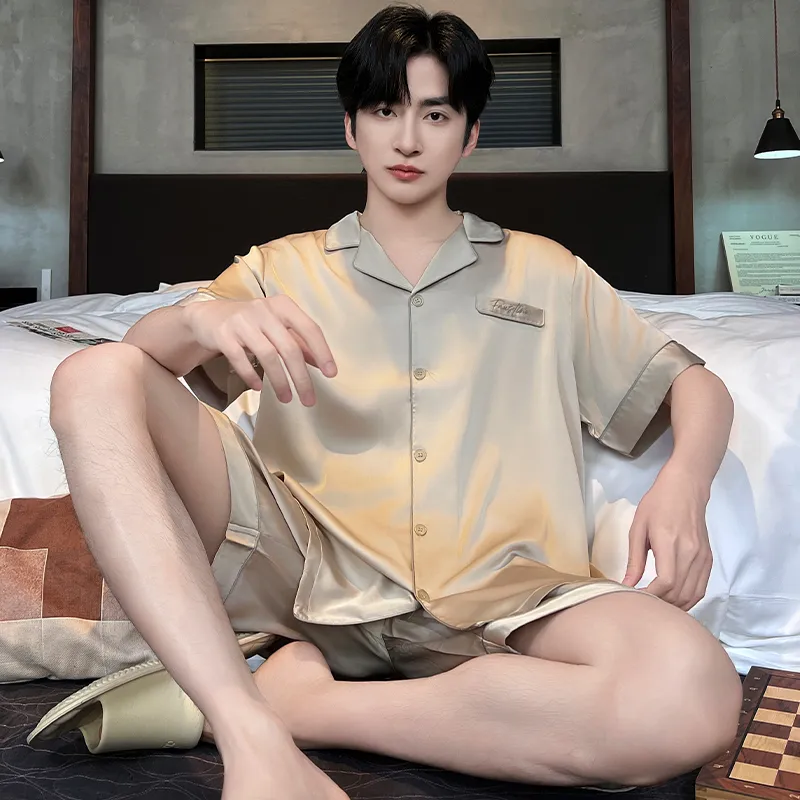 Qiao Ni Tong Pajama Set Men's Image Color-3