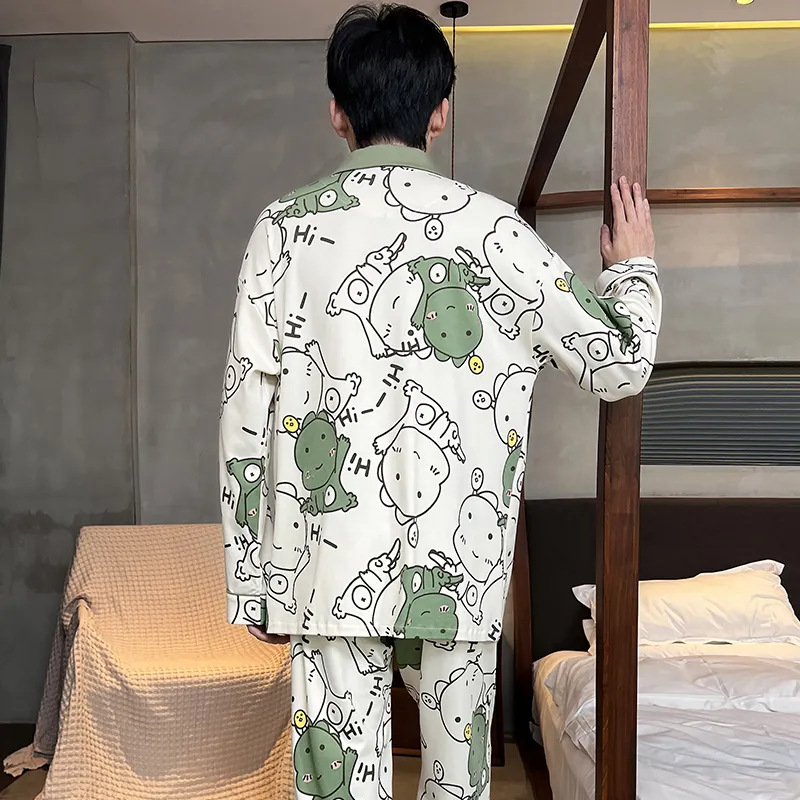 Qiao Ni Tong Pajama Set Men's Image Color-1