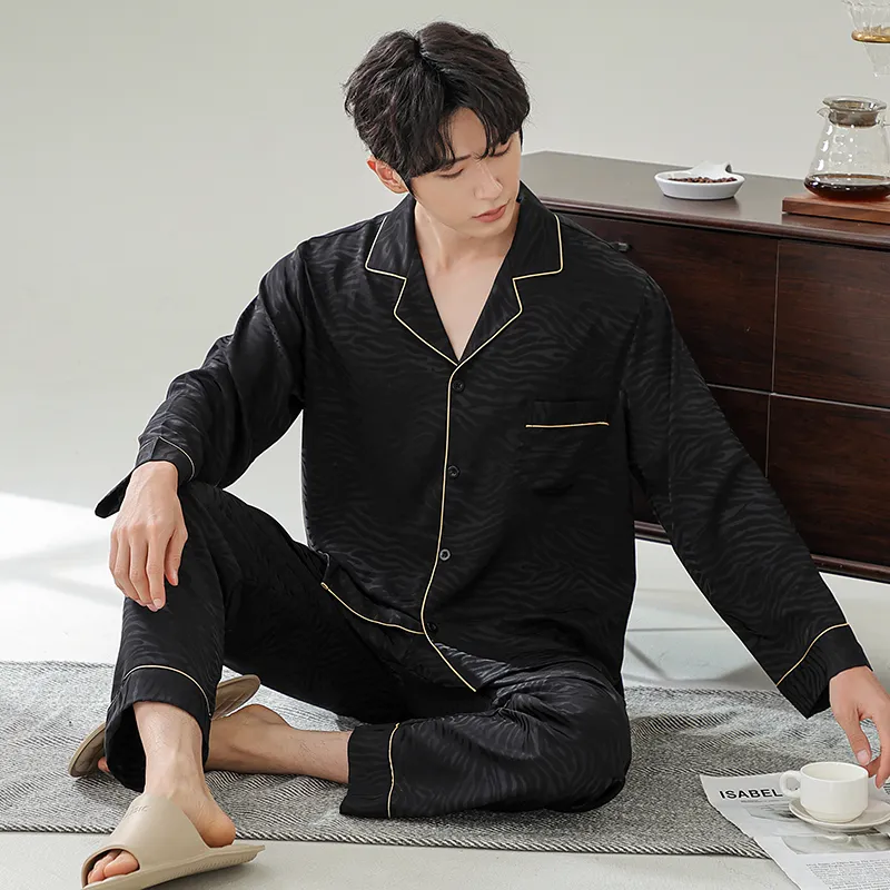 Qiao Ni Tong Pajama Set Men's Image Color-1