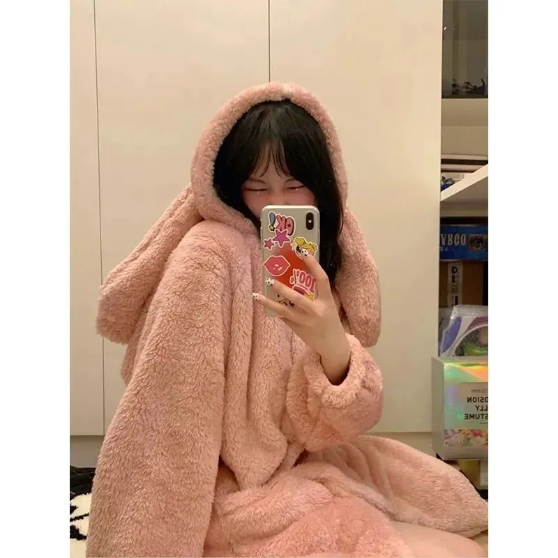 Qiao Ni Tong Pajama Robe Women's Image Color-1