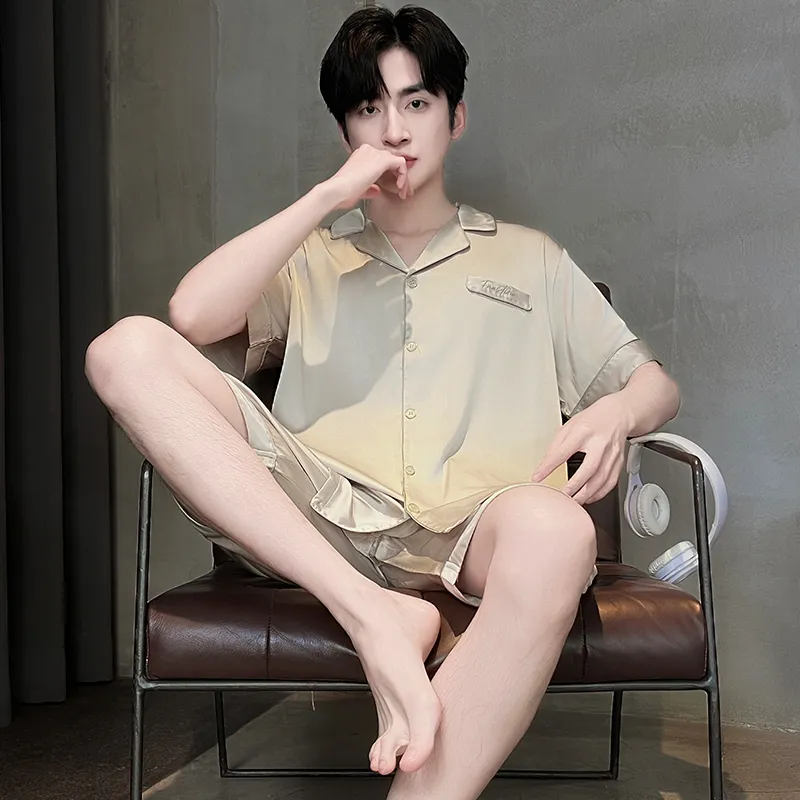 Qiao Ni Tong Pajama Set Men's Image Color-1
