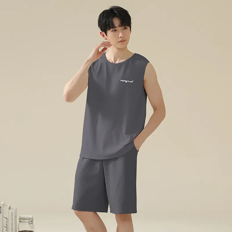 Qiao Ni Tong Pajama Set Men's Image Color-4