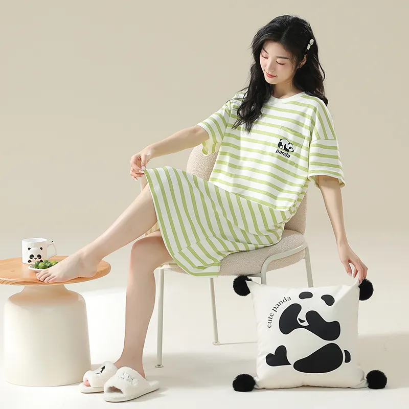 Qiao Ni Tong Women's Nightgowns-5