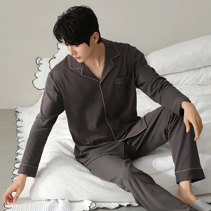 Qiao Ni Tong Pajama Set Men's Image Color-1