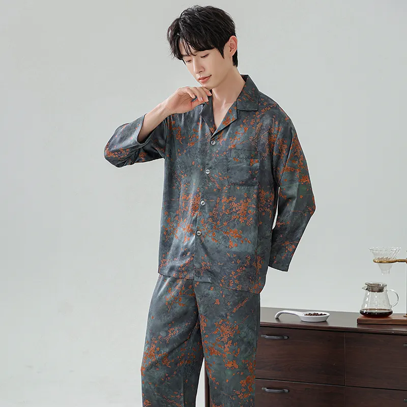 Qiao Ni Tong Pajama Set Men's Image Color-4