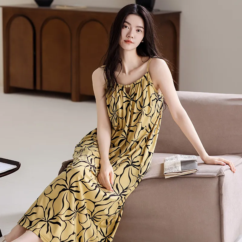 Qiao Ni Tong Women's Nightgowns-2