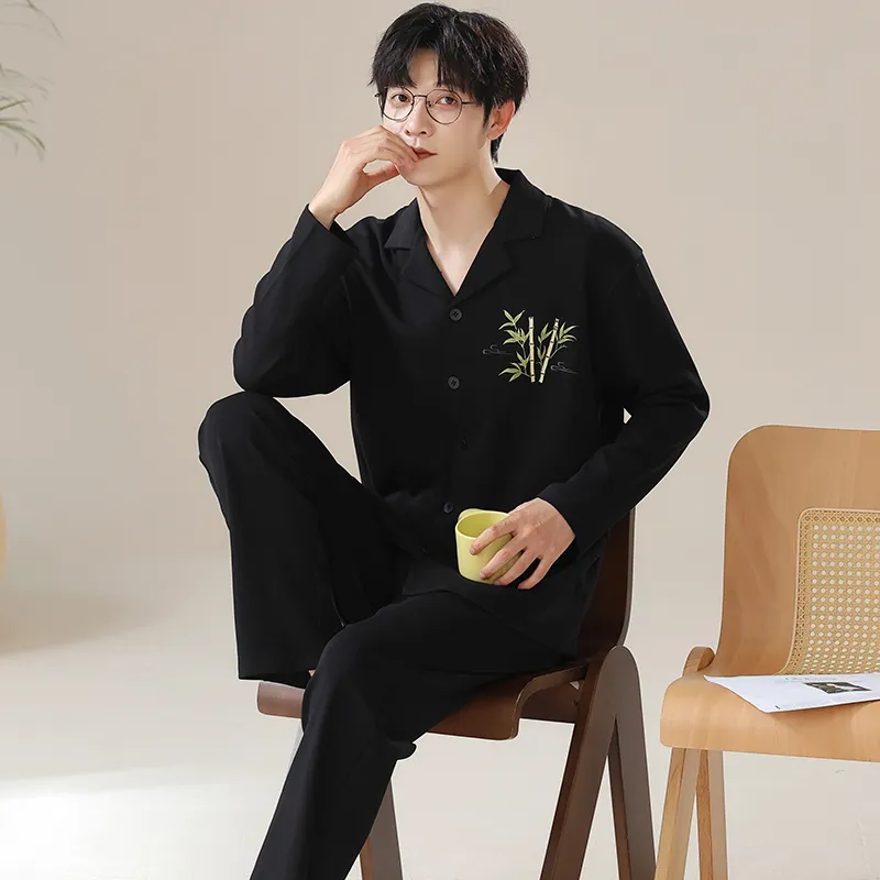 Qiao Ni Tong Pajama Set Men's Image Color-1