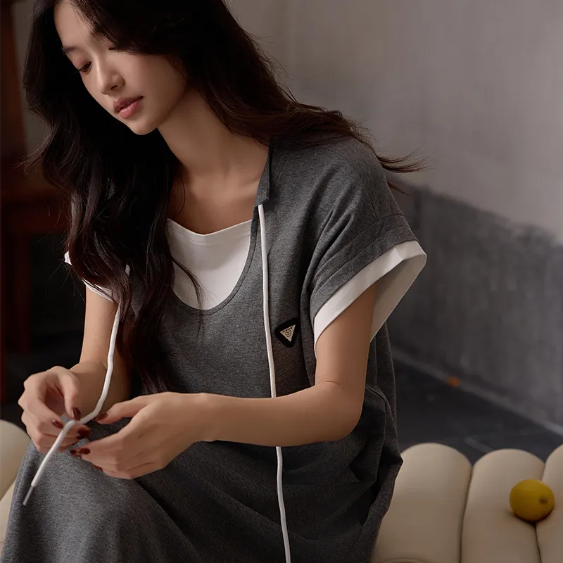 Qiao Ni Tong Nightgown Women's Image Color-2