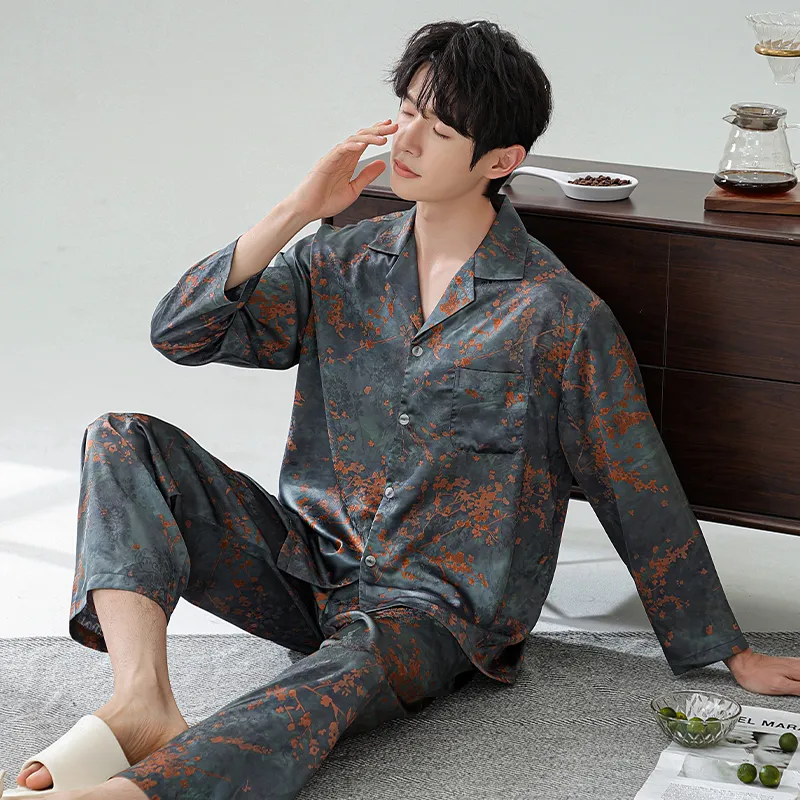 Qiao Ni Tong Pajama Set Men's Image Color-1