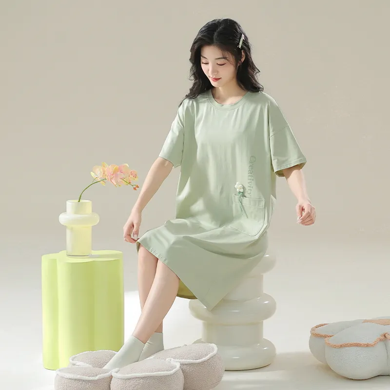 Qiao Ni Tong Women's Nightgowns-1