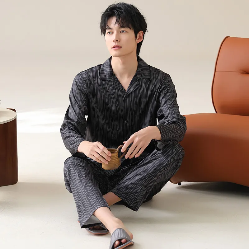 Qiao Ni Tong Pajama Set Men's Image Color-3