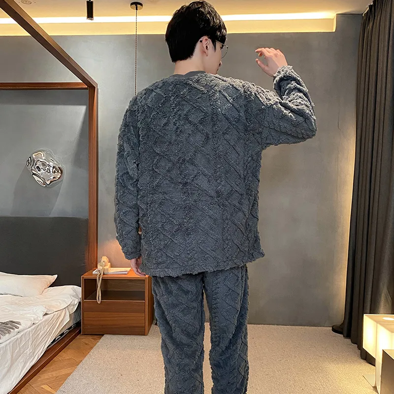 Qiao Ni Tong Pajama Set Men's Image Color-1