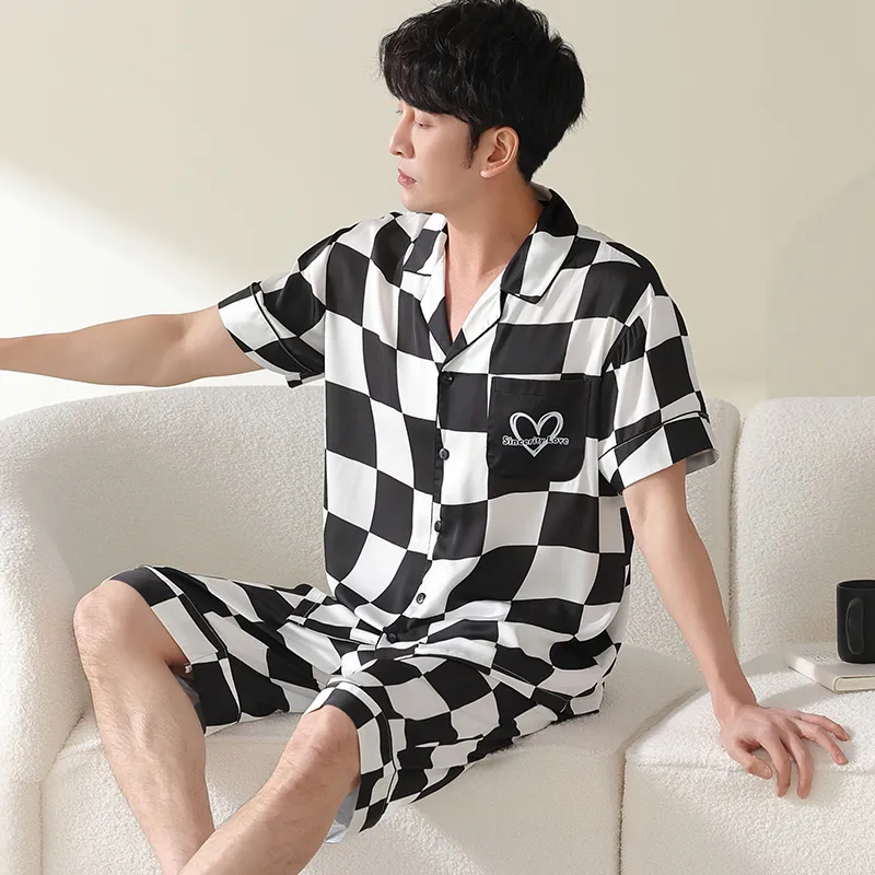 Qiao Ni Tong Pajama Set Men's Image Color-4