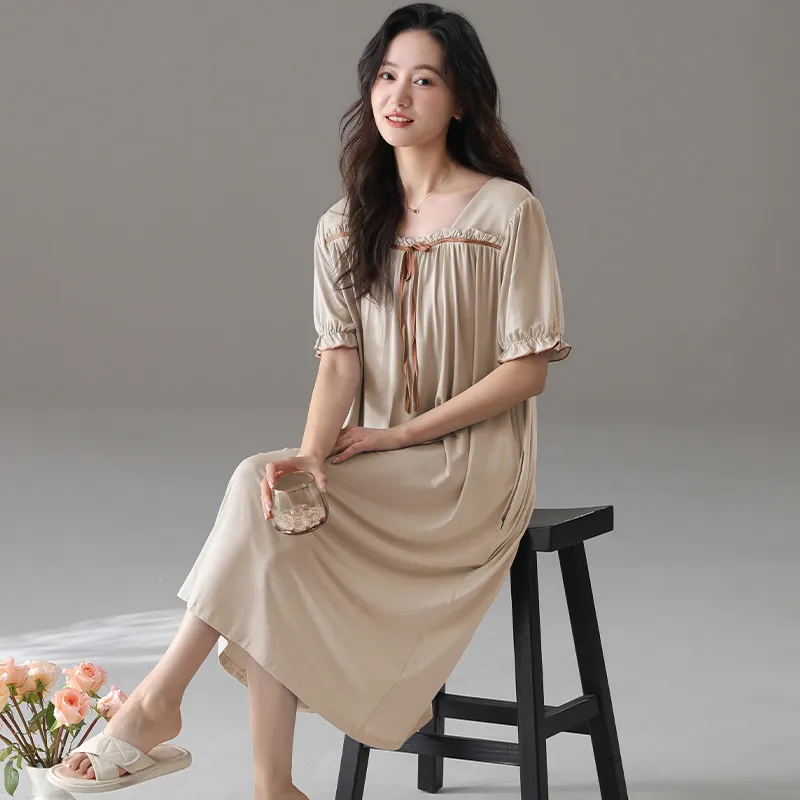 Qiao Ni Tong Women's Nightgowns-1