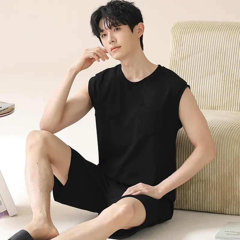 Qiao Ni Tong Pajama Set Men's Image Color-3