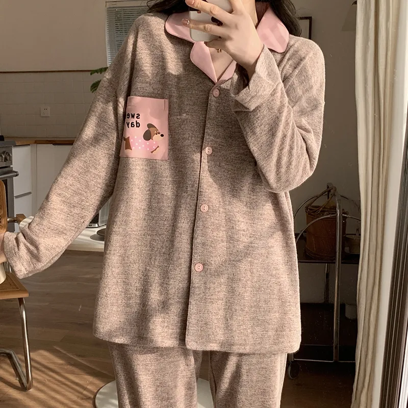 Qiao Ni Tong Pajama Set Women's Image Color-1