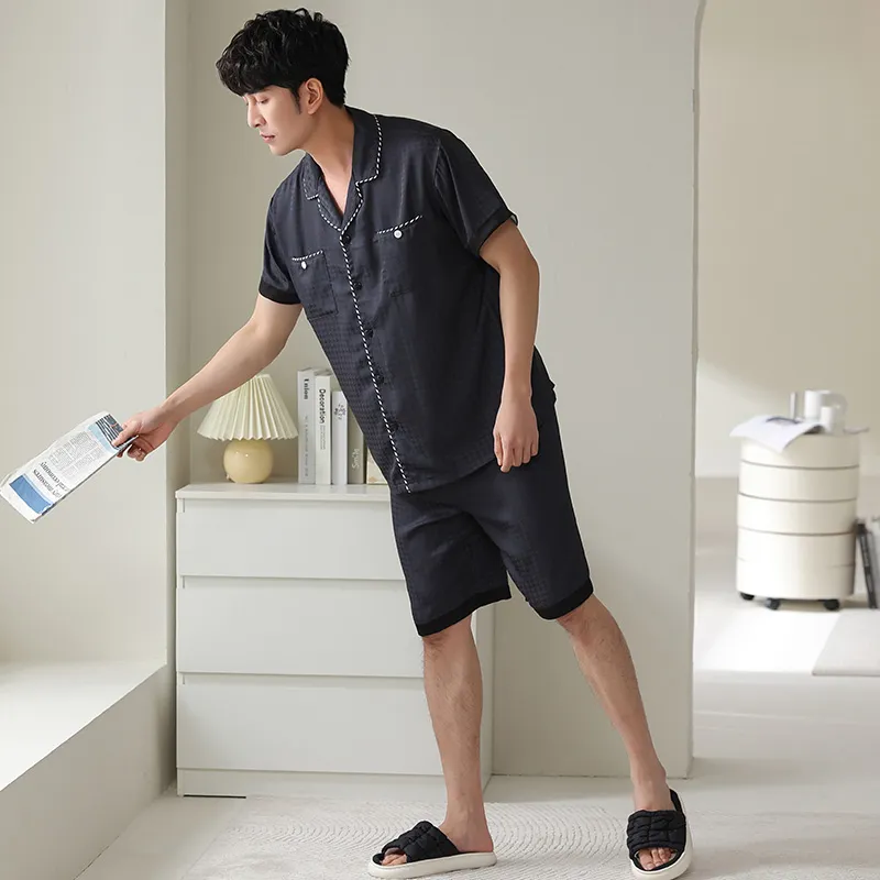 Qiao Ni Tong Pajama Set Men's Image Color-5