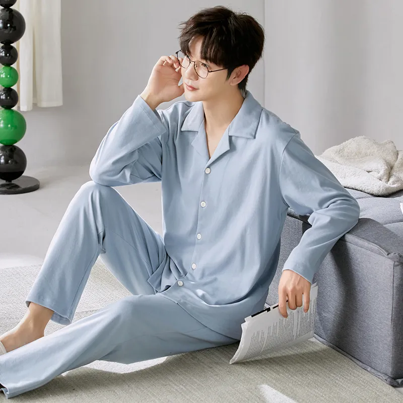 Qiao Ni Tong Pajama Set Men's Image Color-5