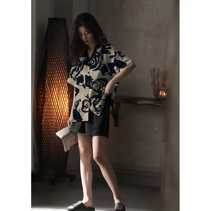 Qiao Ni Tong Pajama Set Women's Image Color-4