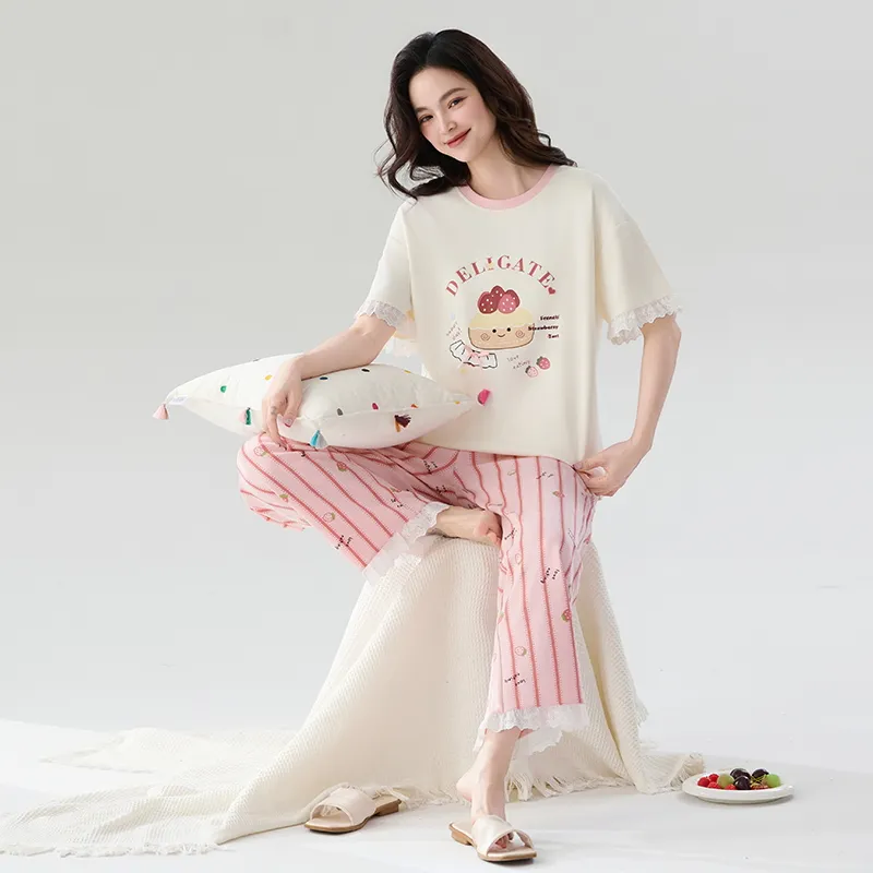 Qiao Ni Tong Pajama Set Women's-5