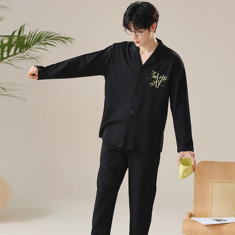 Qiao Ni Tong Pajama Set Men's Image Color-6