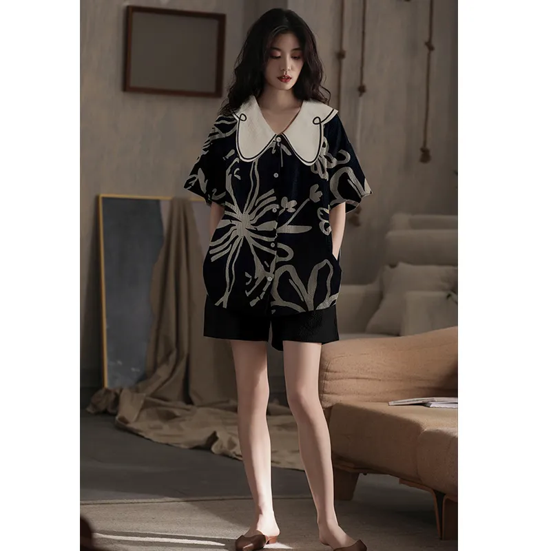 Qiao Ni Tong Pajama Set Women's Image Color-1