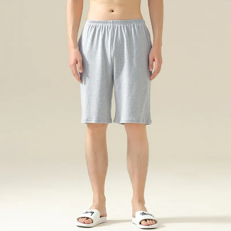 Qiao Ni Tong Pajama Pants Men's Light Gray-5
