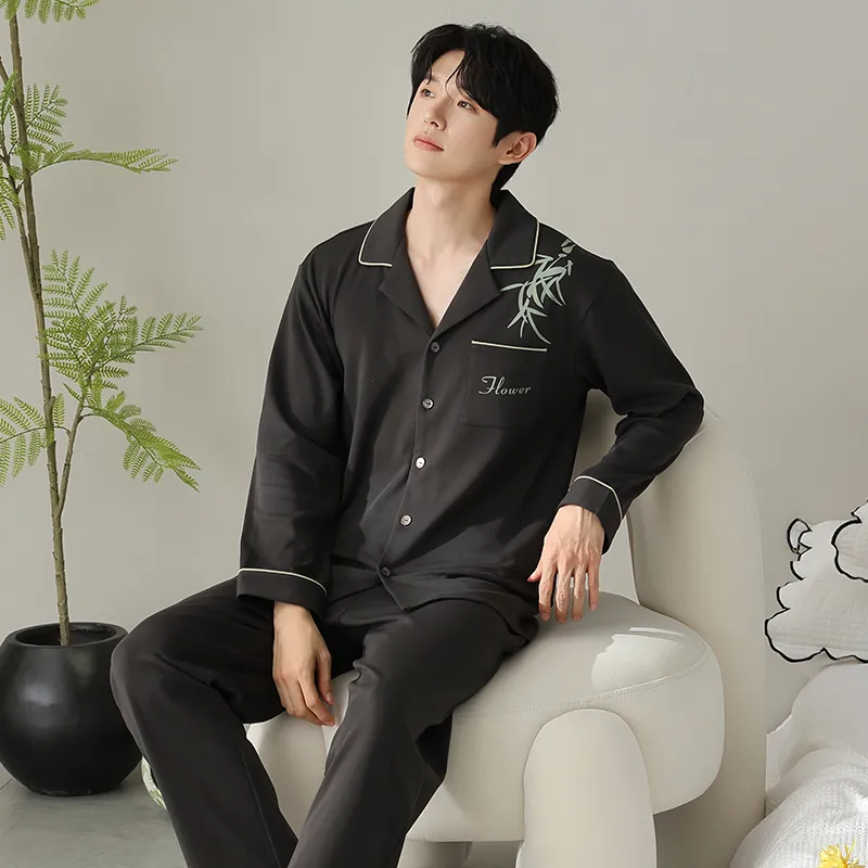 Qiao Ni Tong Pajama Set Men's Image Color-3